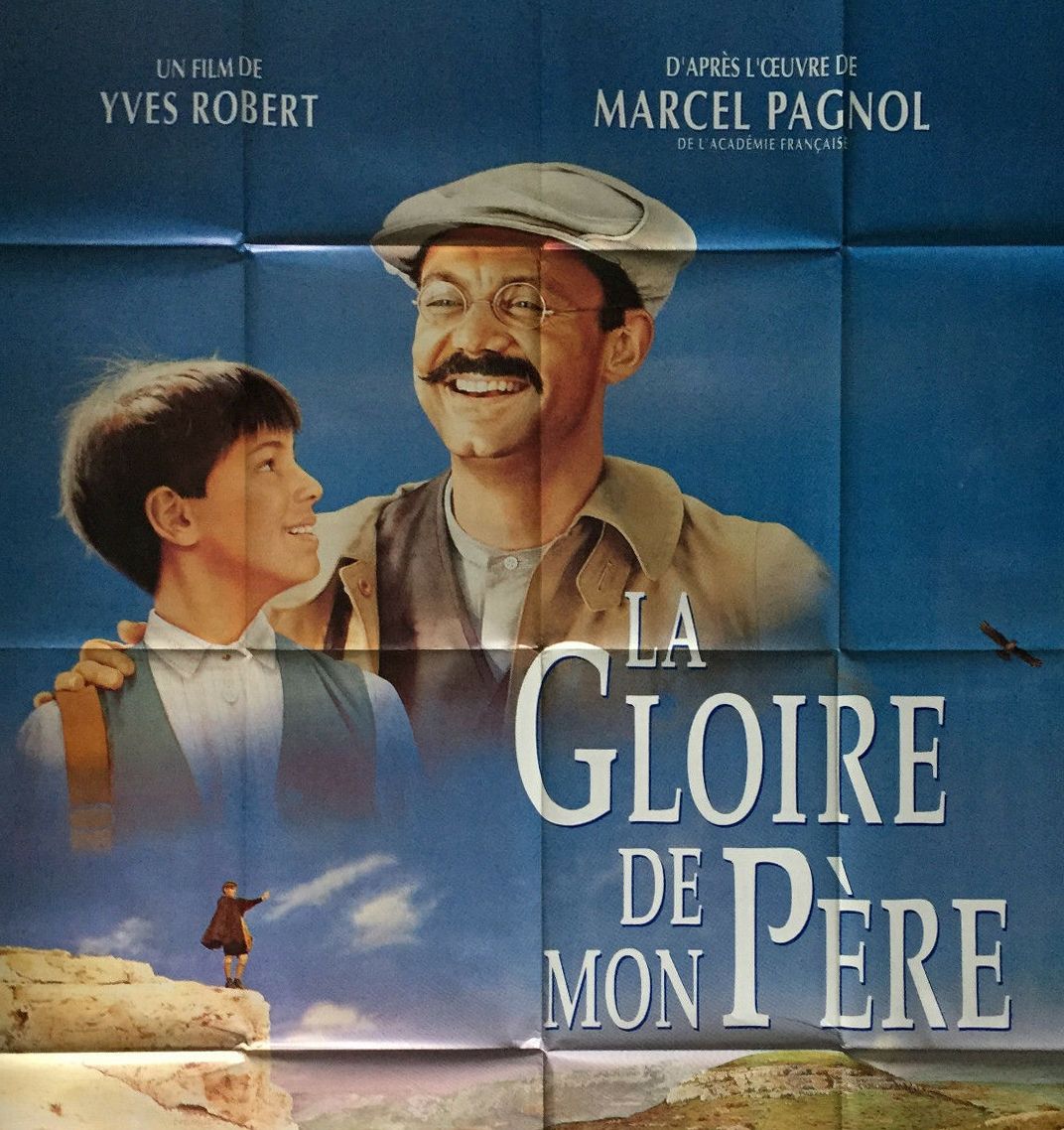 Original cinema poster "La Gloire de mon père" Yves Robert 120x160cm 1990