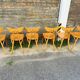 (Lot) 6 Bistro Chairs Lutherma Banana (Light Oak)
