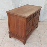 Commode style Louis XVI en chêne