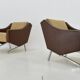 1960s pair of italian armchairs