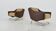 Paire de fauteuils italiens