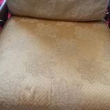 Pair of rattan chairs and caning 70s