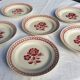 Set 6 plates Gien France Claire