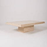 Travertine coffee table, 1970s