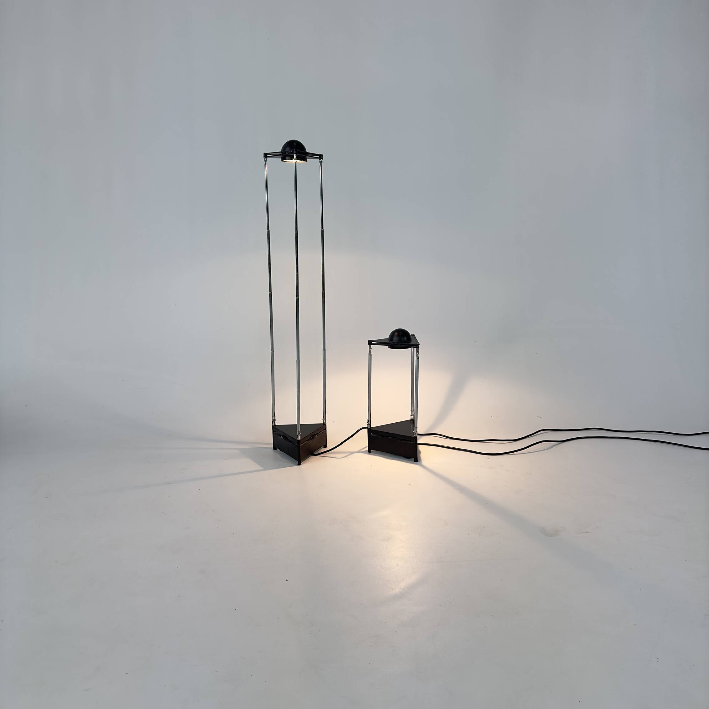 Set of 2 Kandido Lamps by F.A. Porsche for Luci Italy, 1980s