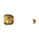 Set of 2 Glash-tte Limburg 1980s glass appliques