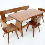 1960s jacob kielland-brandt dining set for i. christiansen, denmark