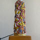 Openwork ceramic lamp base with Garden of Eden decor