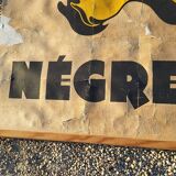 large poster your cafe negresco on canvas