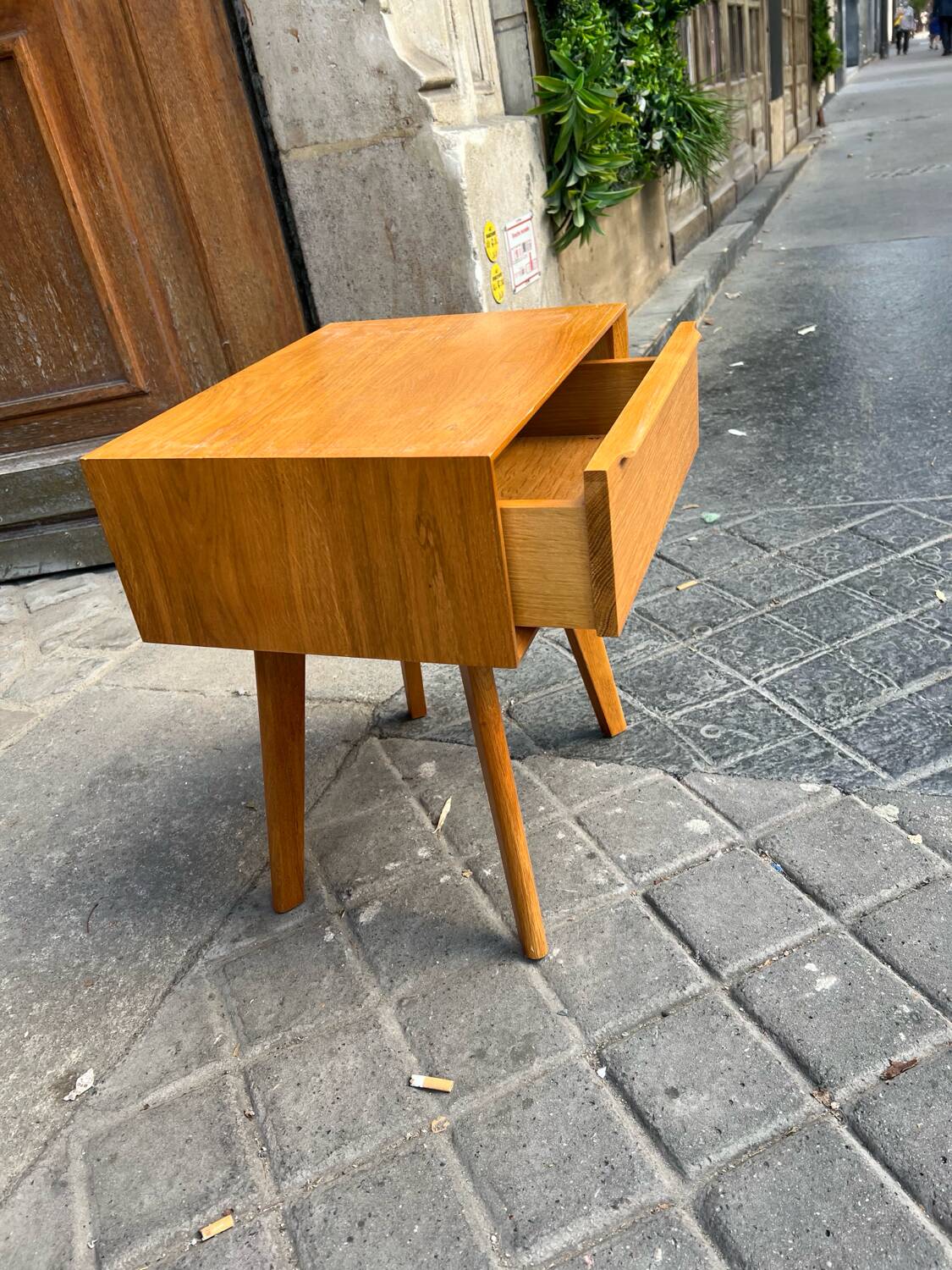 Scandinavian bedside table