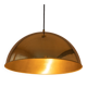 Large suspended brass chandelier by Florian Schulz, Germany.