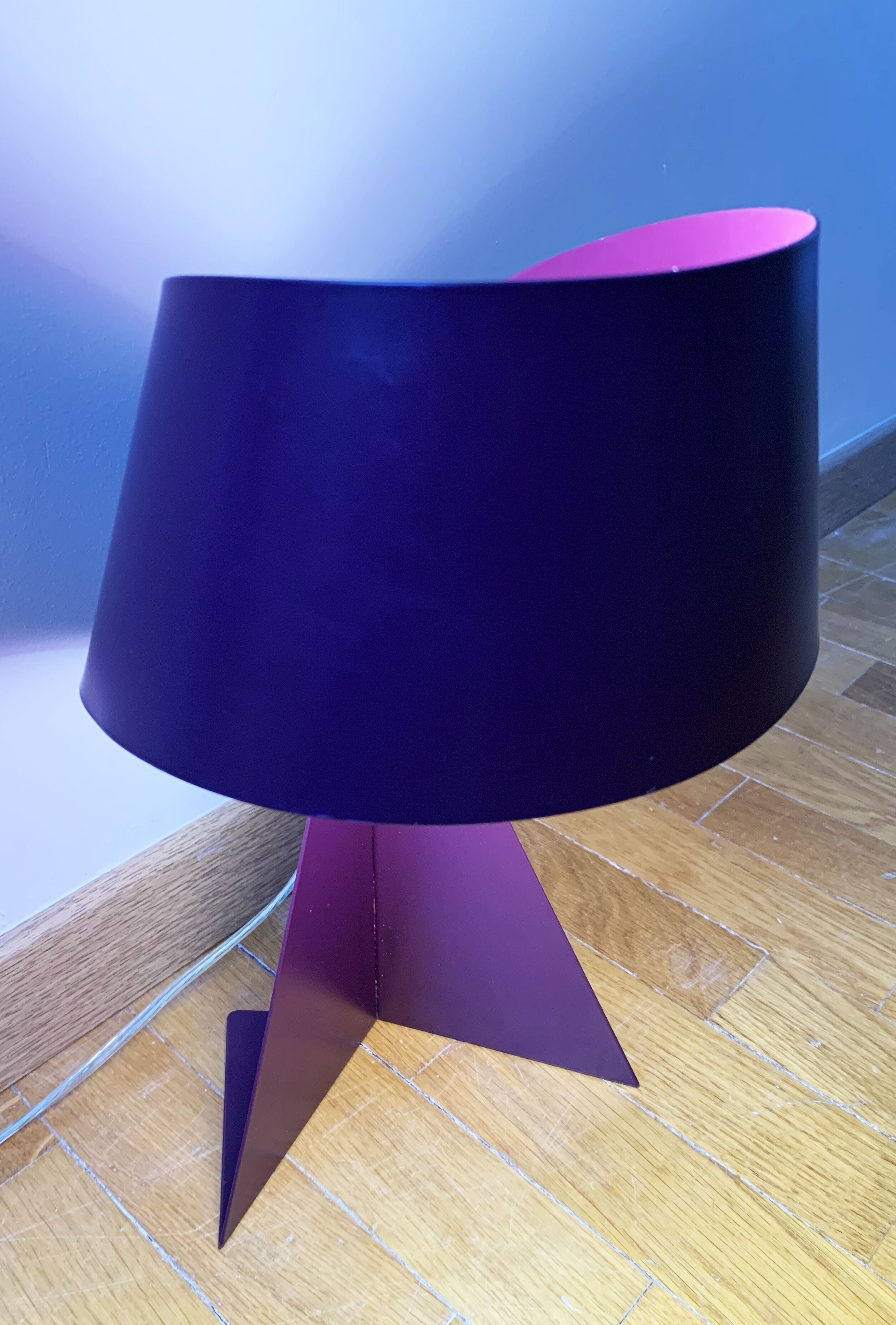 Vintage Habitat Ribbon Lamp from 1986