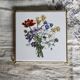 Dessous de plat vintage Villeroy & Boch – Carreau de faïence à fleurs