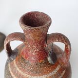 Hand-painted Greek vase - dolphin decoration - reproduction of an amphora from 1500 BC