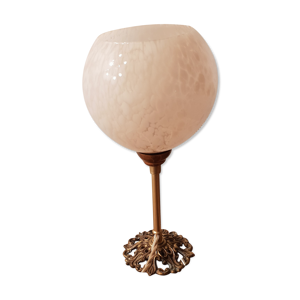 Globe opaline à poser