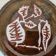 Enamelled ceramic plate by Jean Lurcat for Sant Vicens around 1950