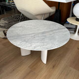 Table basse en marbre de Carrare socialite family