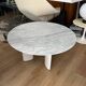 Carrara marble coffee table, socialite family