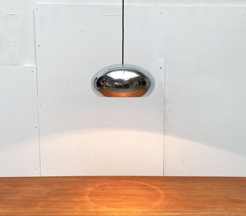 Mid-century Danish suspension light by Jo Hammerborg for Fog & Mørup, 1960s.