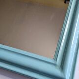 Vintage Louis Philippe style Tiffany blue table mirror 46 cm x 57 cm