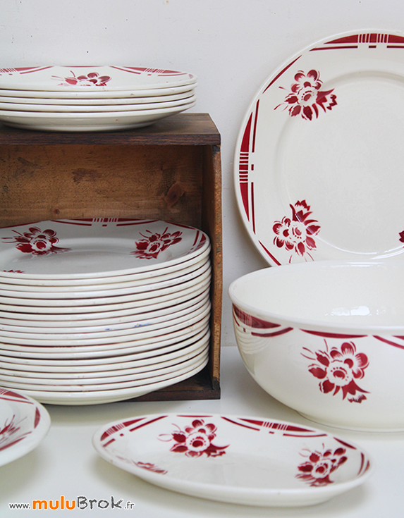 6 plates Badonviller Alain