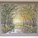 Oil painting on wood