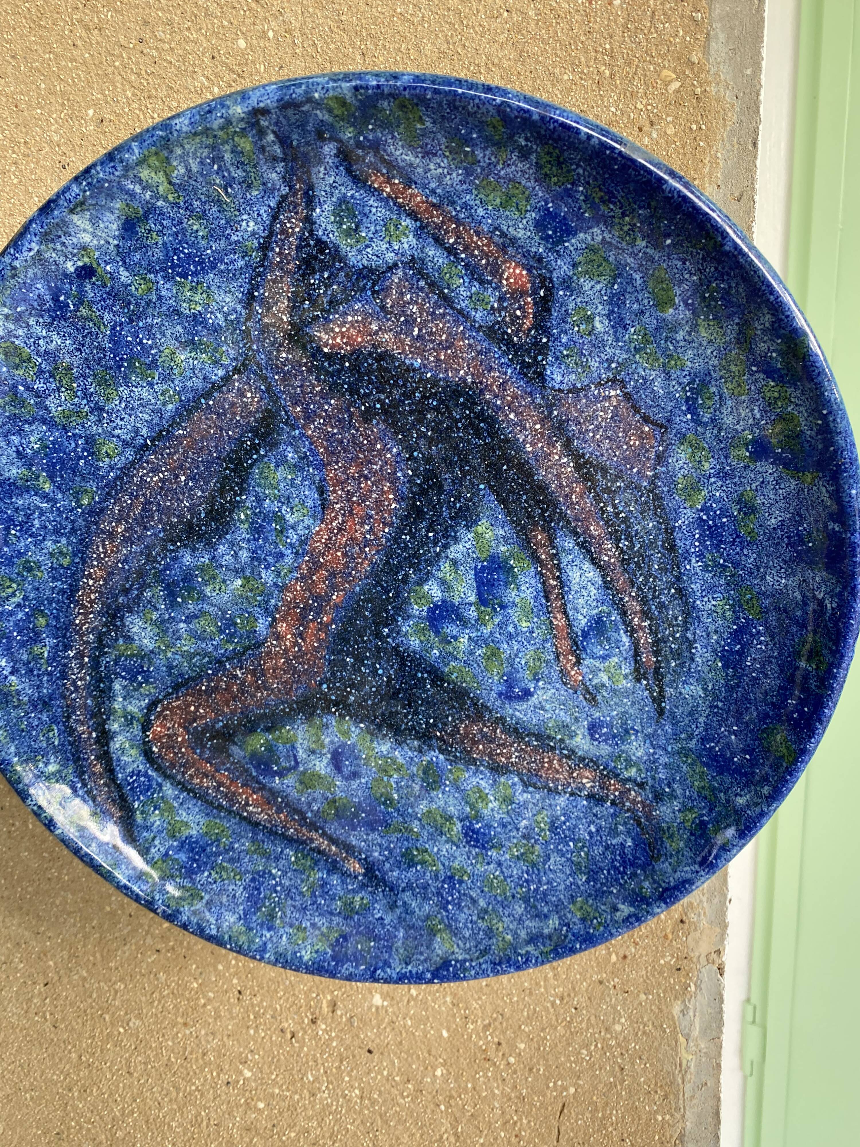 Ceramic plate 1960