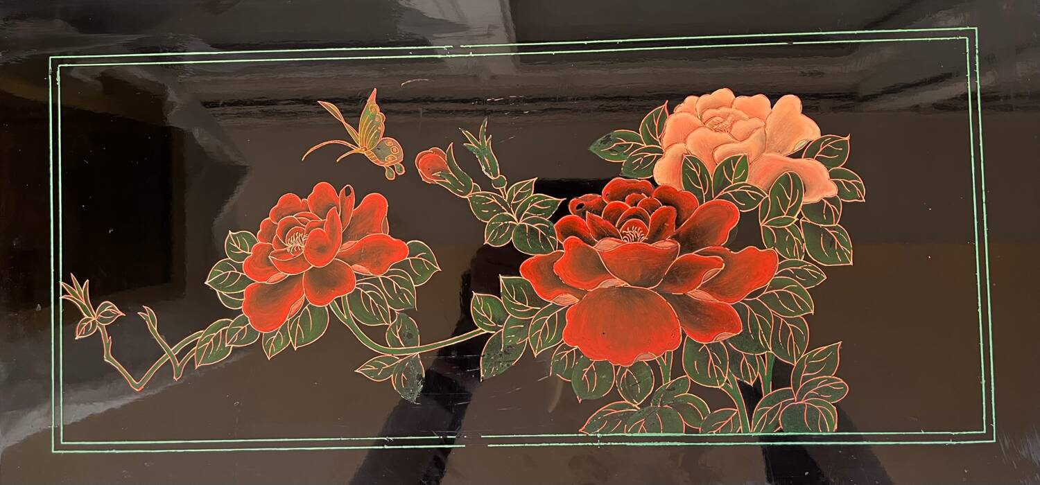 Chinese lacquer sideboard