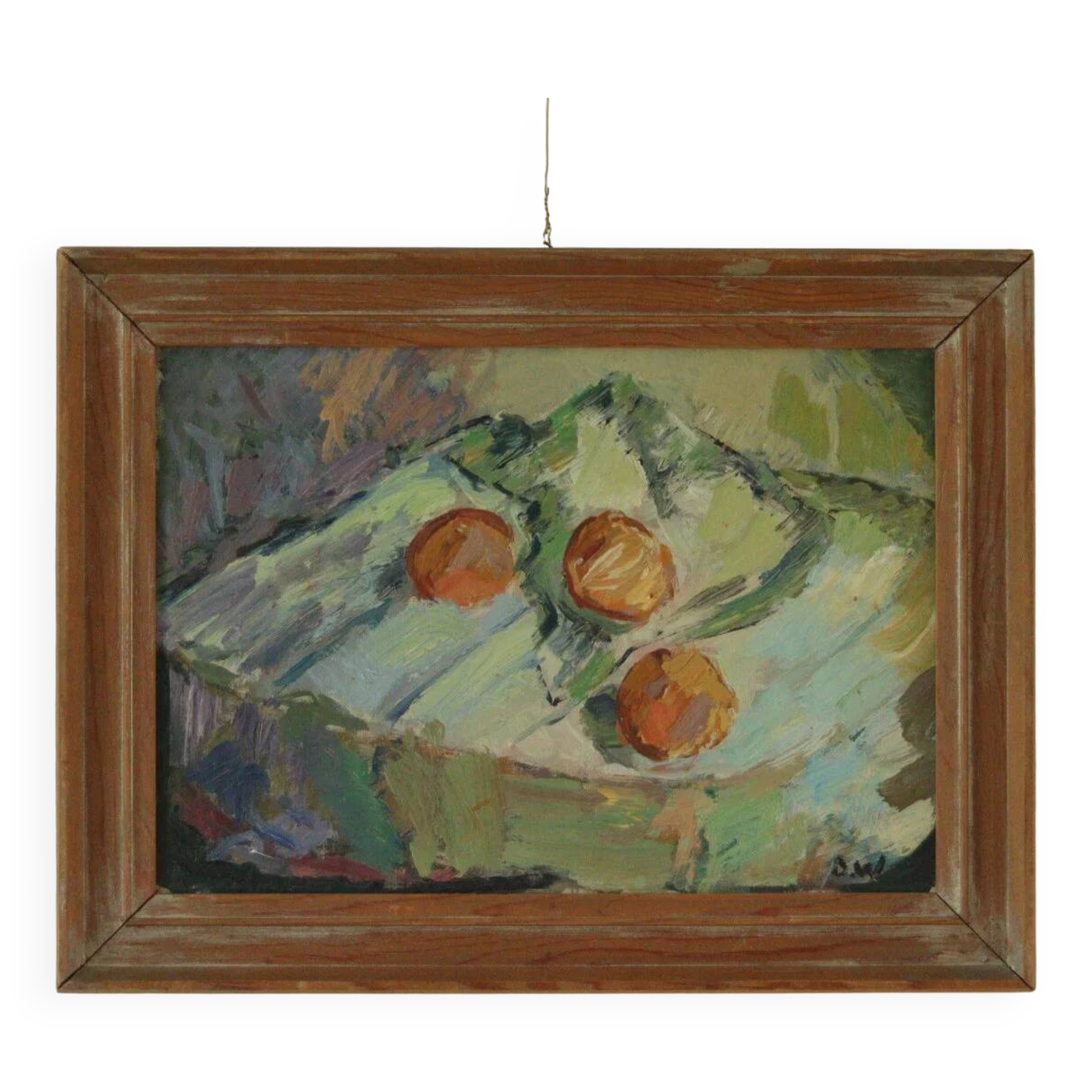 "Still Life with Fruits on a Table" by Bertil Wallman