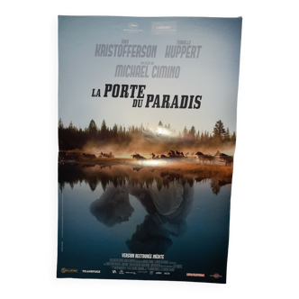 Affiche de cinéma La porte du paradis