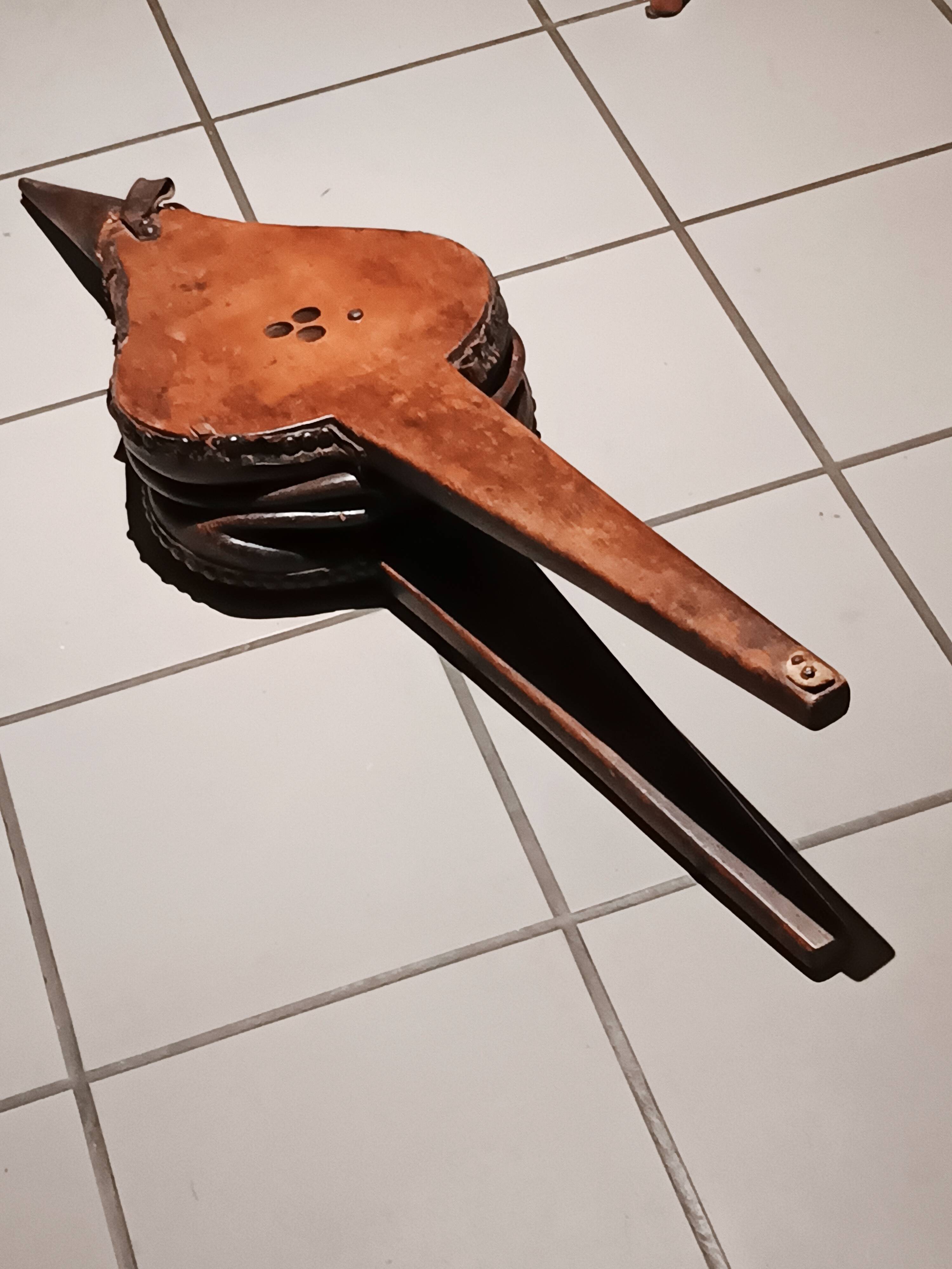 Large bellows for butchers or forges from the 19th century.