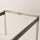 Kho Liangh Black Marble and Brushed Steel Coffee Table by Artifort 1960s