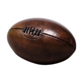 Ballon de rugby en cuir