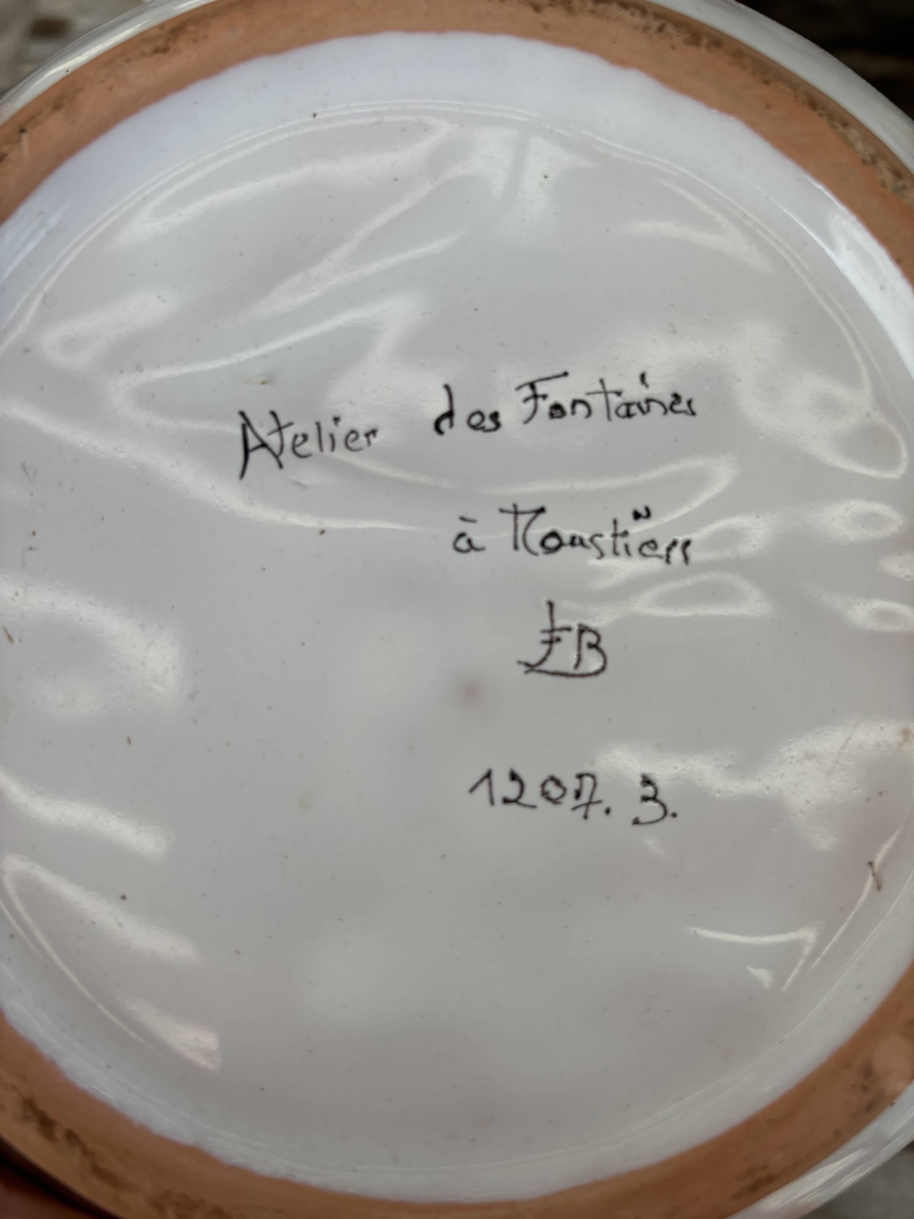 Double-bell lamp Atelier des Fontaines in Moustiers