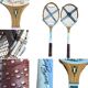 Vintage Pinguin rackets from the 1960s.