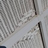 Rattan headboard