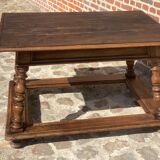Table of changer in walnut work Swiss 19th century