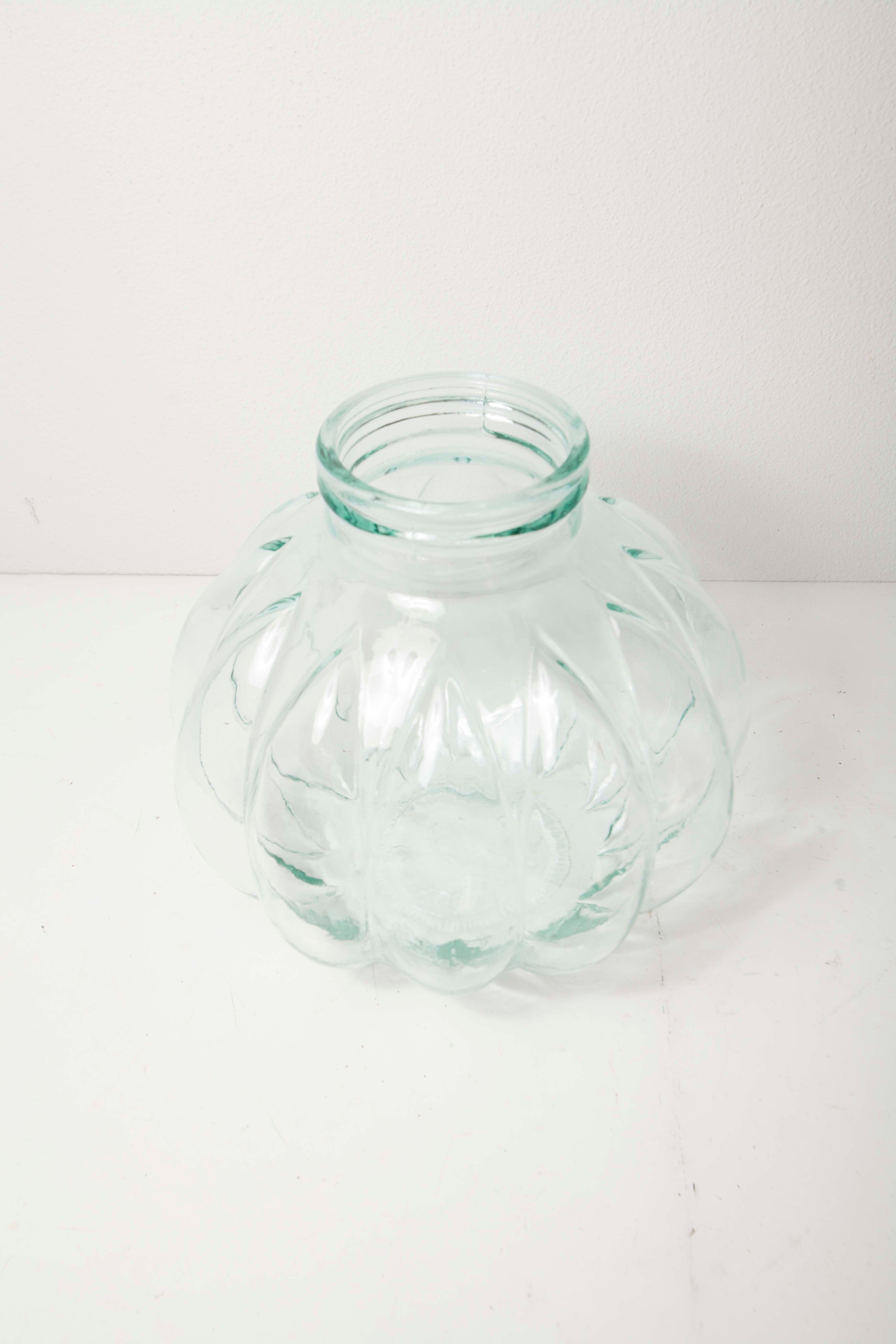 Glass canister from the 1960s