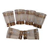 Vintage 50s glass water glasses