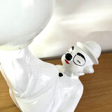 Clown lamp - ceramic - vintage - 70s