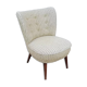 Vintage armchair beige fabric