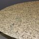 Design table in granite and black laqué steel around 1980