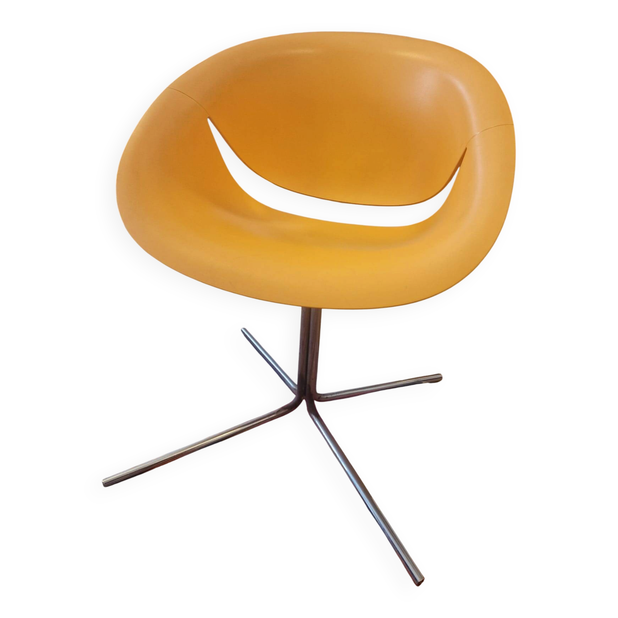 Fauteuil orange So Happy 4020, Marco Maran pour Maxdesign