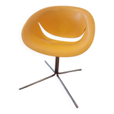 Orange armchair So Happy 4020, Marco Maran for Maxdesign