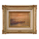 Seascape painting signed by Remo Testa, fishermen at sunset