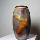 Large ceramic vase Lava West Germany vintage 70s