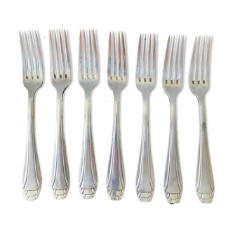Set of Art Deco forks