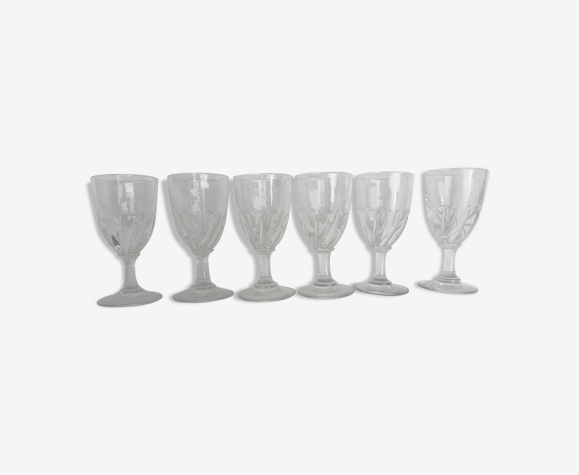 6 verres d'époque Louis-Philippe