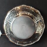 Italian design basket Alessi perforated stainless steel