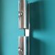 Long "SpaceAge" wall lamp in brushed aluminum. France 1970